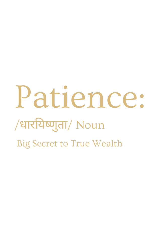 Classic Regular Half Sleeve T-Shirts - Money Mantras - Patience