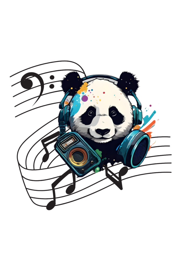 Classic Regular Half Sleeve T-Shirts - Pets -  Panda Loves Music