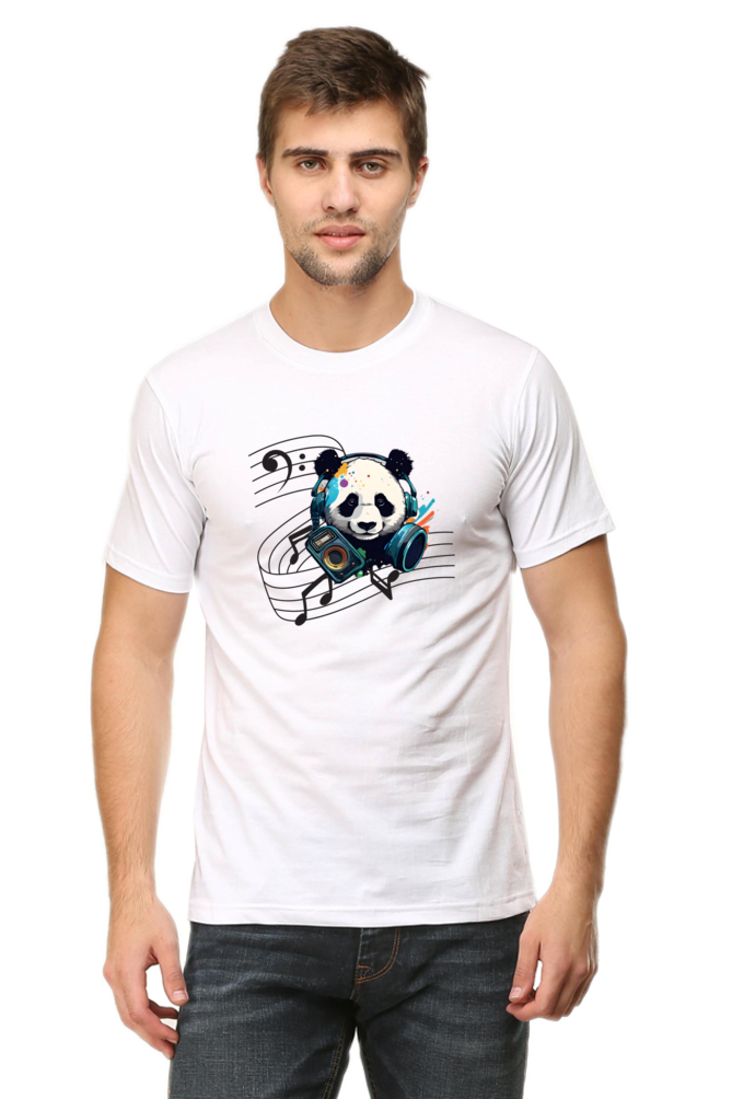 Classic Regular Half Sleeve T-Shirts - Pets -  Panda Loves Music