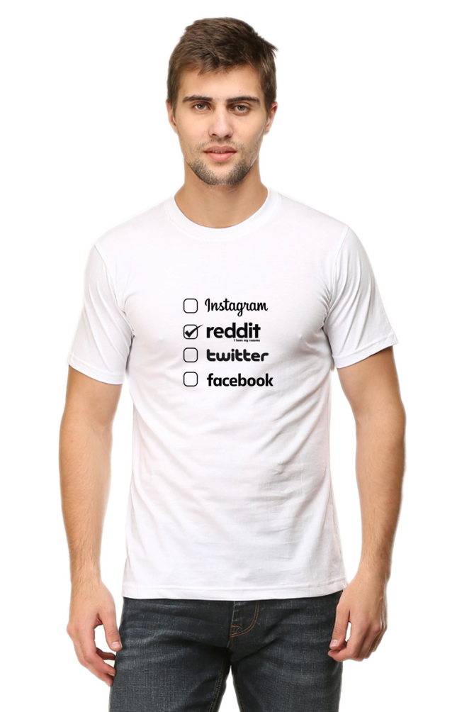 Classic Regular Half Sleeve T-Shirts - Fukrey - Reddit Fan