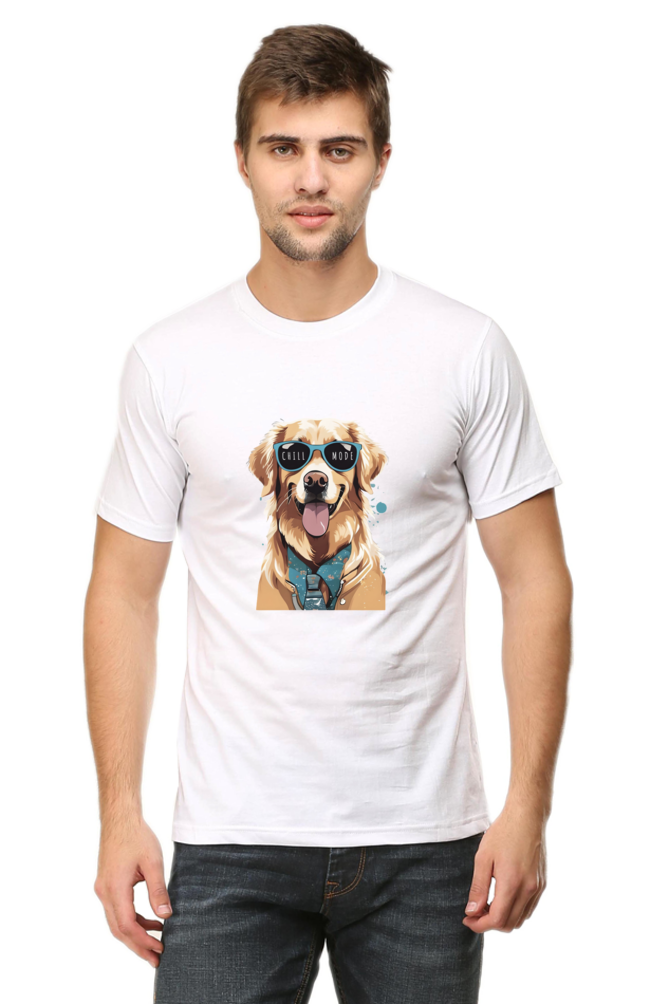 Classic Regular Half Sleeve T-Shirts - Pets - Dog Chill Mode