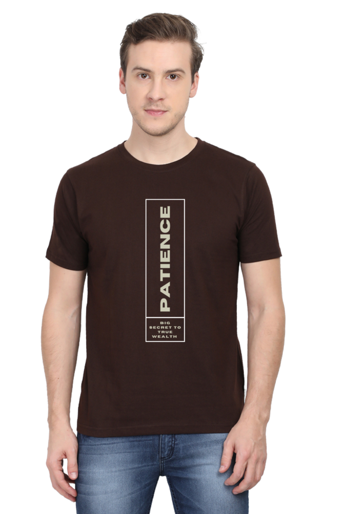 Classic Regular Half Sleeve T-Shirts - Money Mantras - Patience