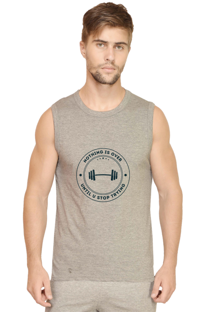 Men's Classic Sleeveless t-shirts - Nothing is Over