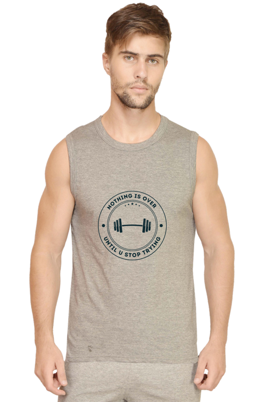 Men's Classic Sleeveless t-shirts - Nothing is Over