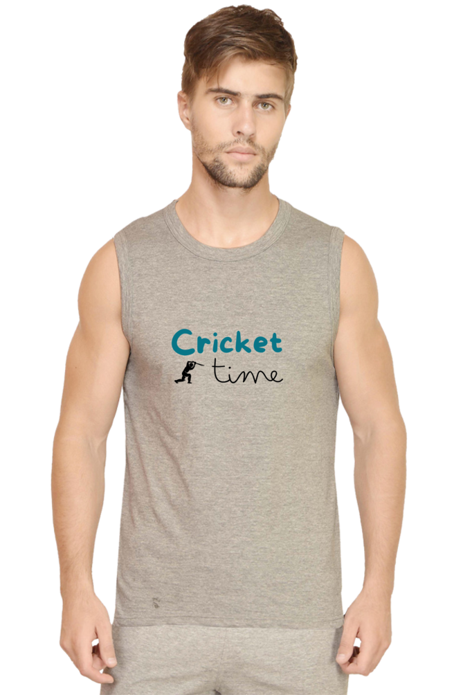 Men's Classic Sleeveless t-shirts - Cricket Time