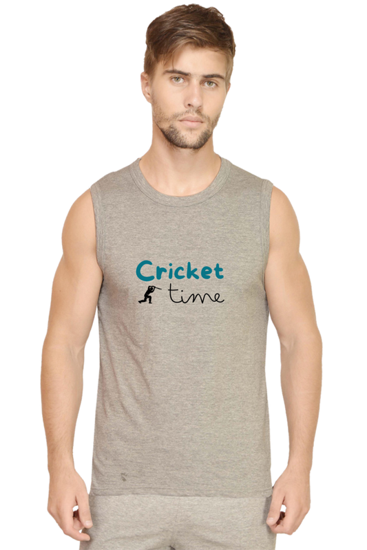 Men's Classic Sleeveless t-shirts - Cricket Time