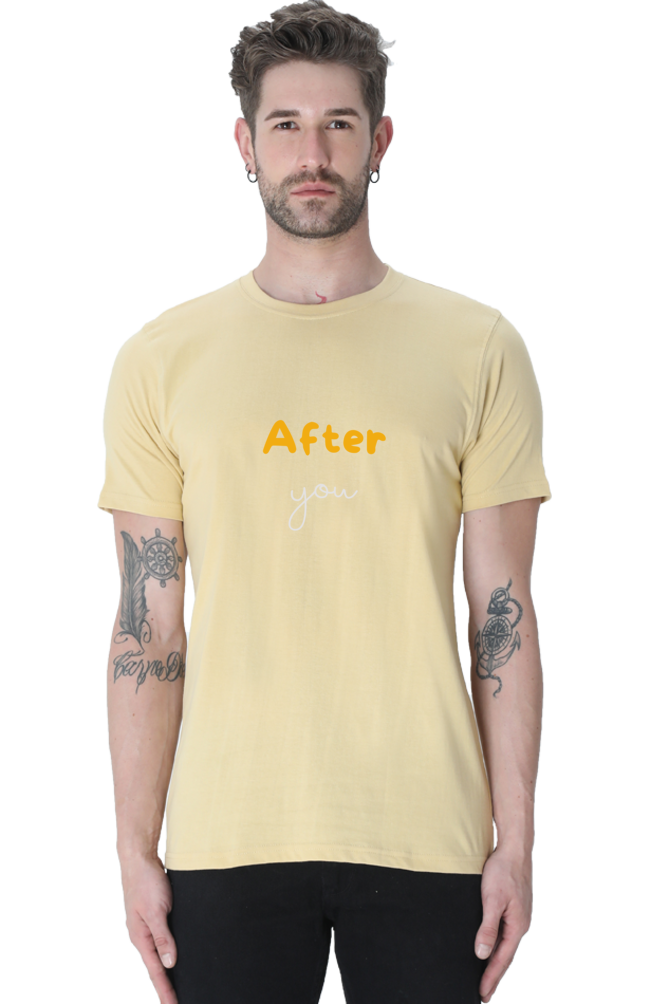 Classic Regular Half Sleeve T-Shirts - Character Words - After You