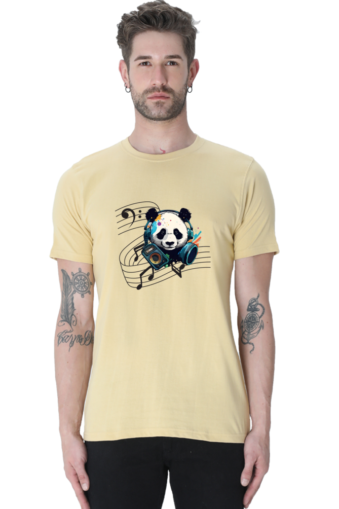 Classic Regular Half Sleeve T-Shirts - Pets -  Panda Loves Music