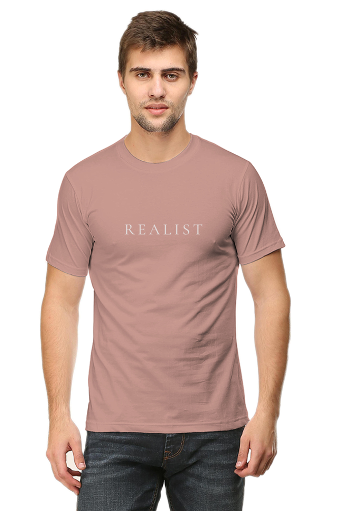 Classic Regular Half Sleeve T-Shirts - Character Words - Realist