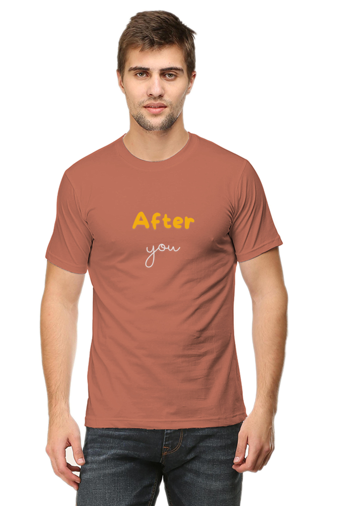 Classic Regular Half Sleeve T-Shirts - Character Words - After You