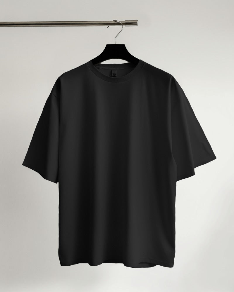 Classic Regular Half Sleeve T-Shirts - Black - Solid Tees