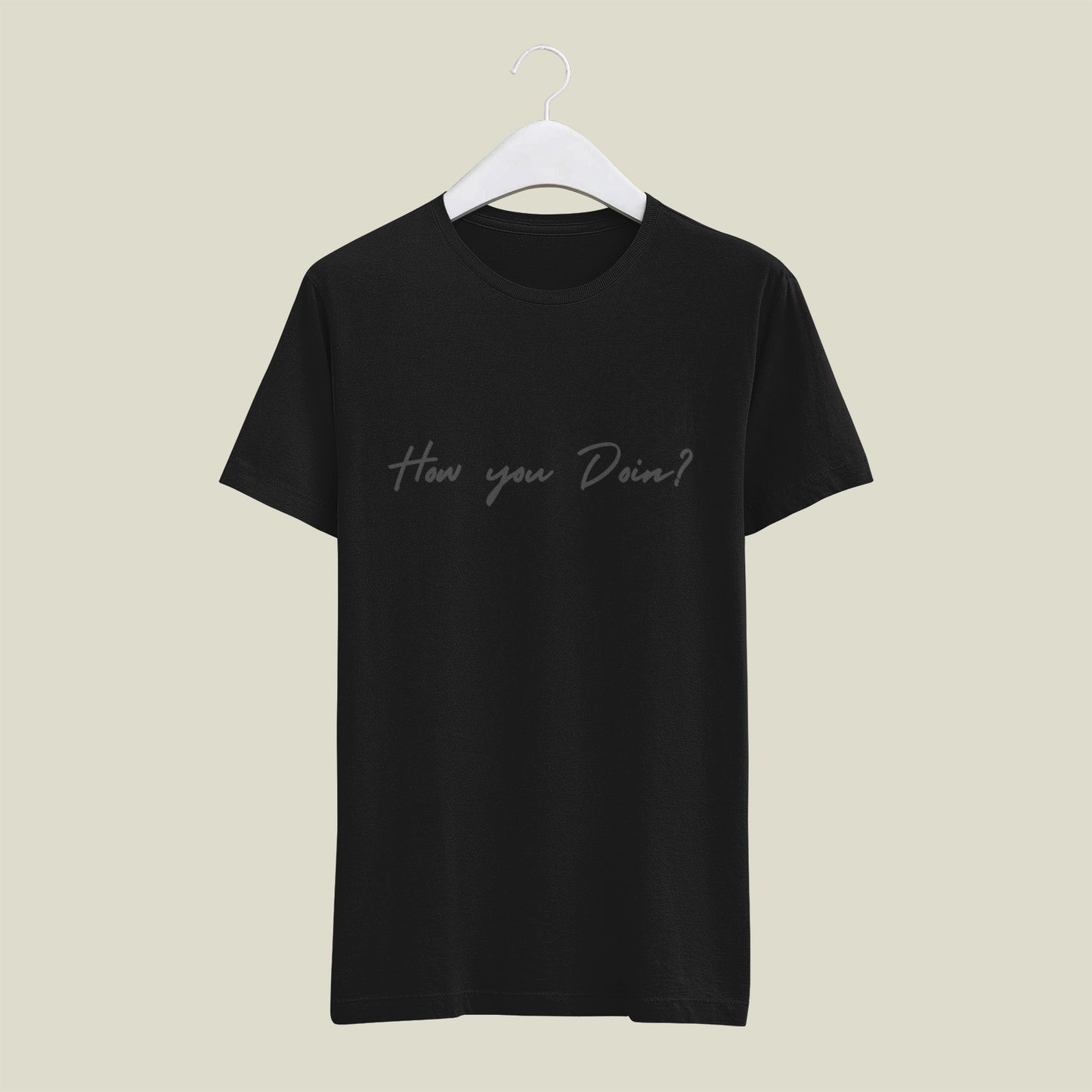 Men's Classic Regular Half Seleeve T-Shirts - Friends - How you doin?