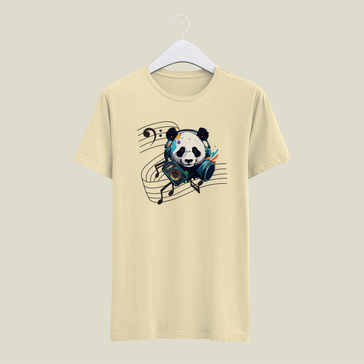 Classic Regular Half Sleeve T-Shirts - Pets -  Panda Loves Music