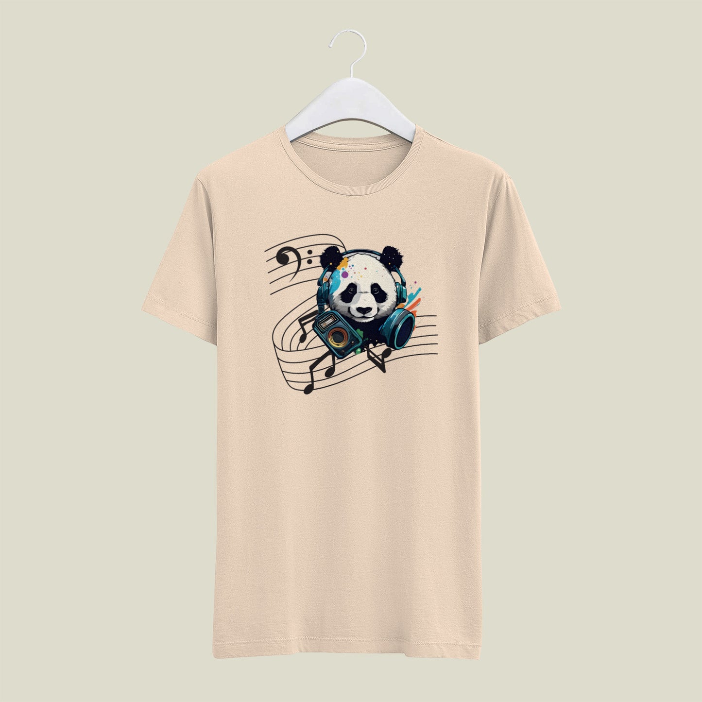 Classic Regular Half Sleeve T-Shirts - Pets -  Panda Loves Music