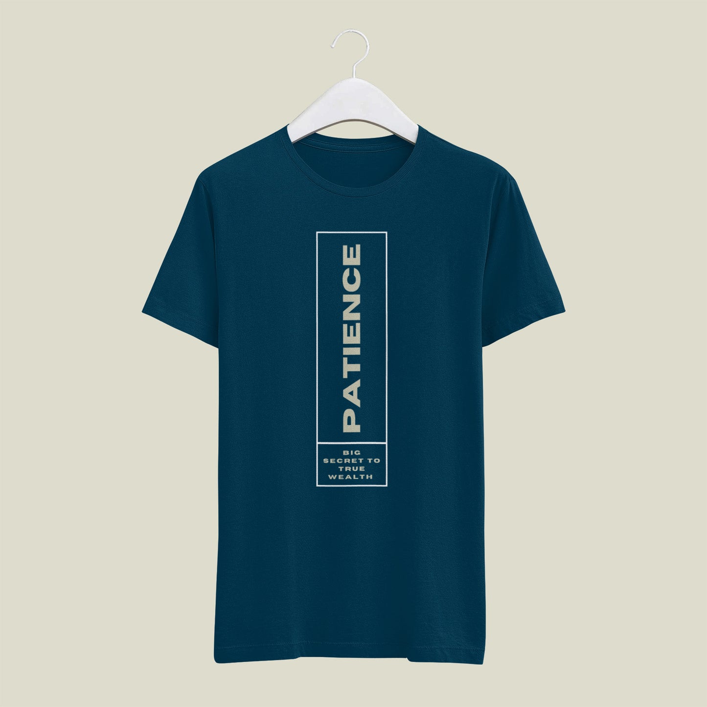 Classic Regular Half Sleeve T-Shirts - Money Mantras - Patience