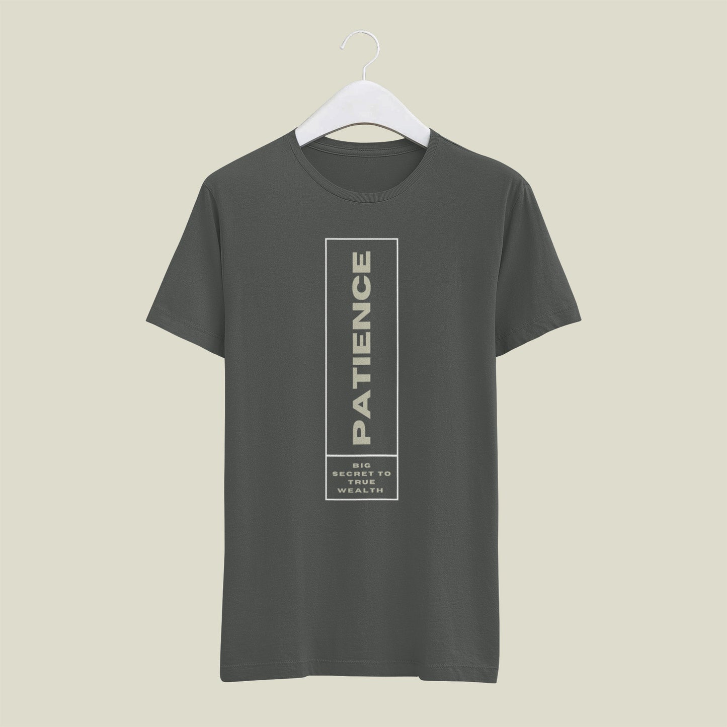 Classic Regular Half Sleeve T-Shirts - Money Mantras - Patience