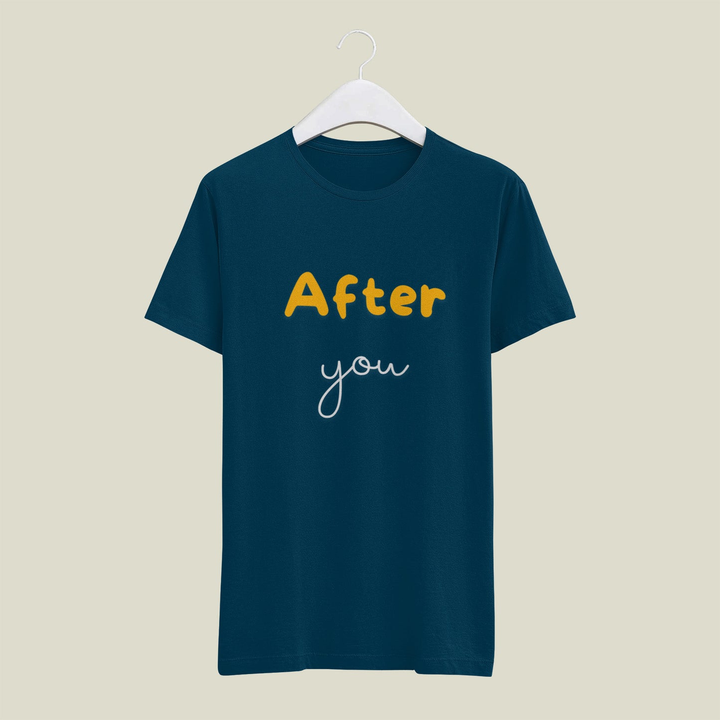 Classic Regular Half Sleeve T-Shirts - Character Words - After You