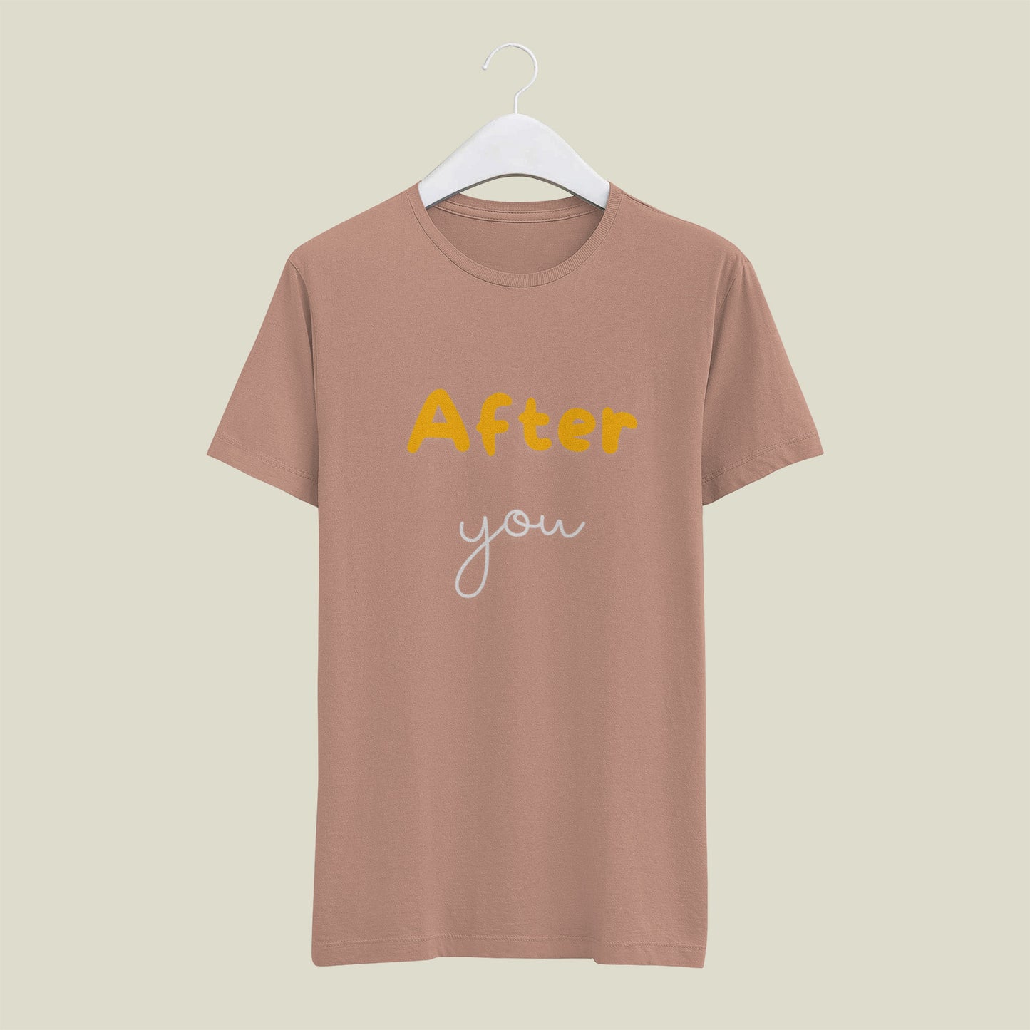 Classic Regular Half Sleeve T-Shirts - Character Words - After You