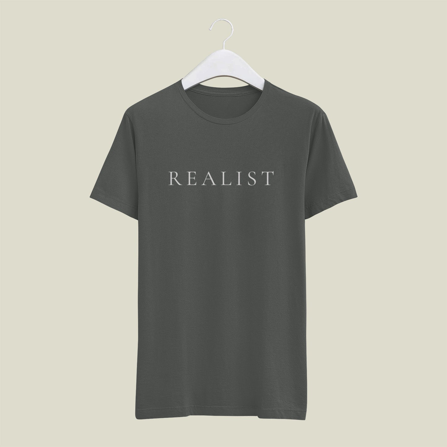 Classic Regular Half Sleeve T-Shirts - Character Words - Realist