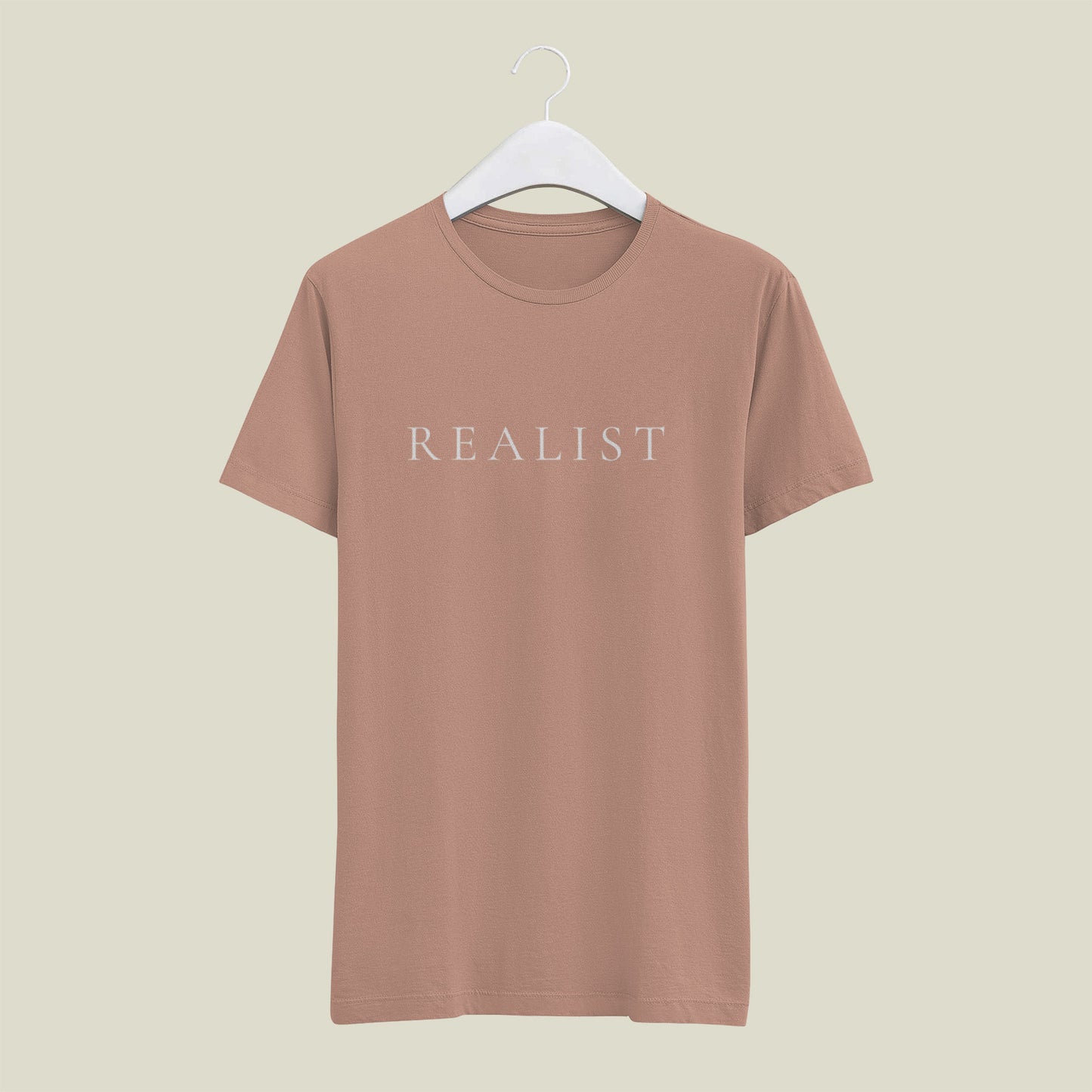 Classic Regular Half Sleeve T-Shirts - Character Words - Realist