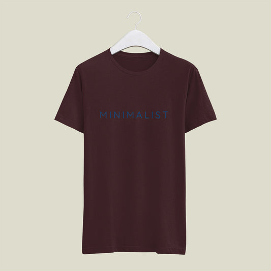 Classic Regular Half Sleeve T-Shirts - Character Words - Minimalist