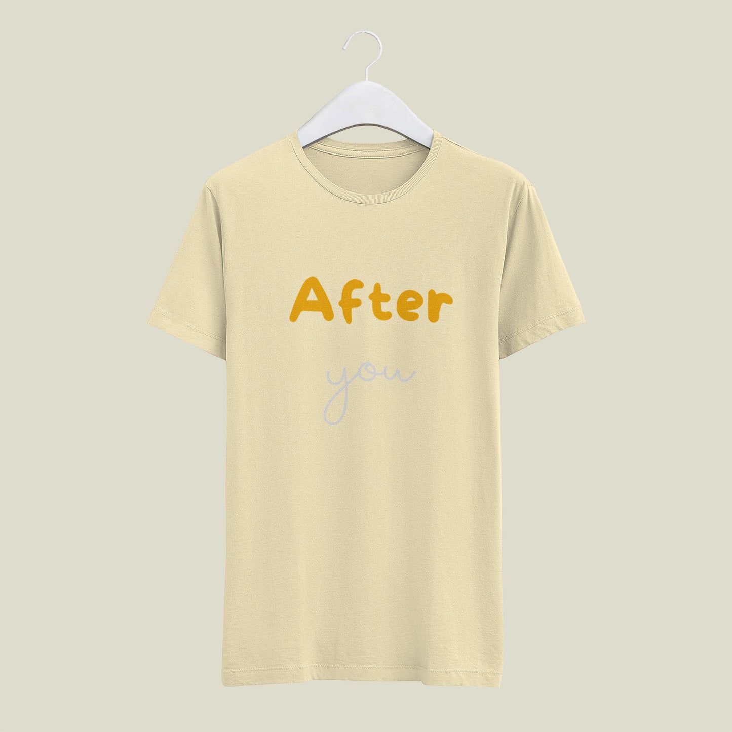 Classic Regular Half Sleeve T-Shirts - Character Words - After You