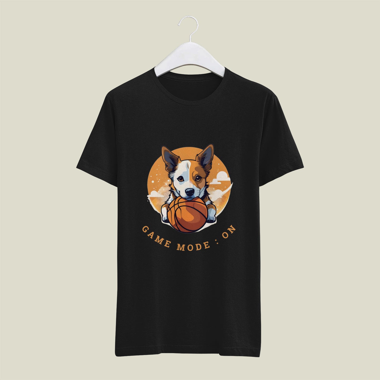 Classic Regular Half Sleeve T-Shirts - Pets - Dog Game mode on